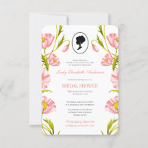 Budget pink wildflowers Bridgerton Bridal Shower