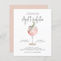 Budget Pink Wine Aged to Perfection 40th Birthday