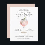 Budget Pink Wine Aged to Perfection 50th Birthday<br><div class="desc">Can be customised to suit your needs.

// Looking for matching or complementary items? Other stationery from the set available in the ‘collections’ section of my store.

THIS IS A BUDGET OPTION - PREMIUM OPTION ALSO AVAILABLE</div>