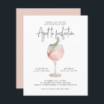 Budget Pink Wine Aged to Perfection 60th Birthday<br><div class="desc">Can be customised to suit your needs.

// Looking for matching or complementary items? Other stationery from the set available in the ‘collections’ section of my store.

THIS IS A BUDGET OPTION - PREMIUM OPTION ALSO AVAILABLE</div>