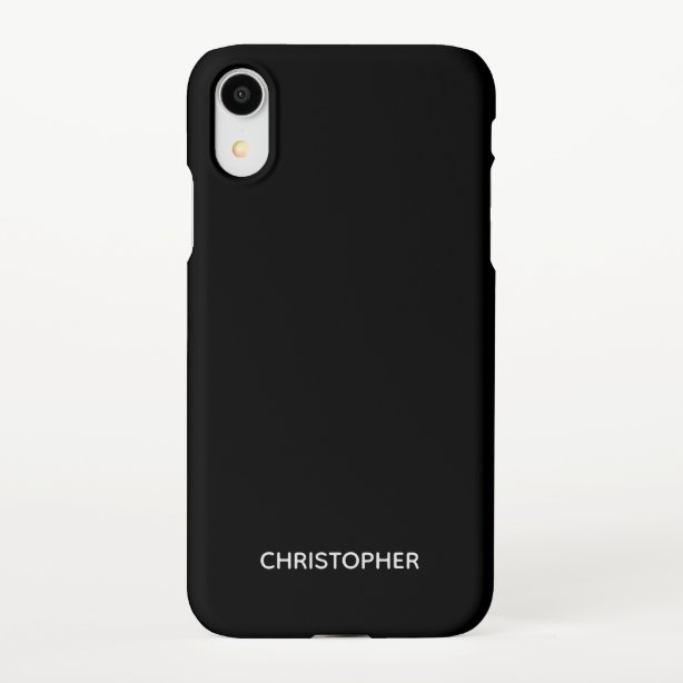 Plain Black iPhone Cases & Covers | Zazzle.co.uk