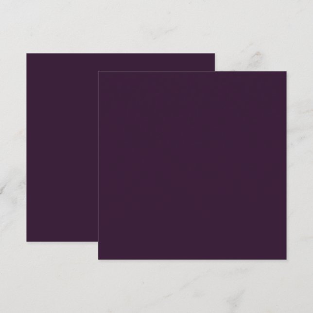BUDGET PLUM PURPLE Monochrome Template (Front/Back)