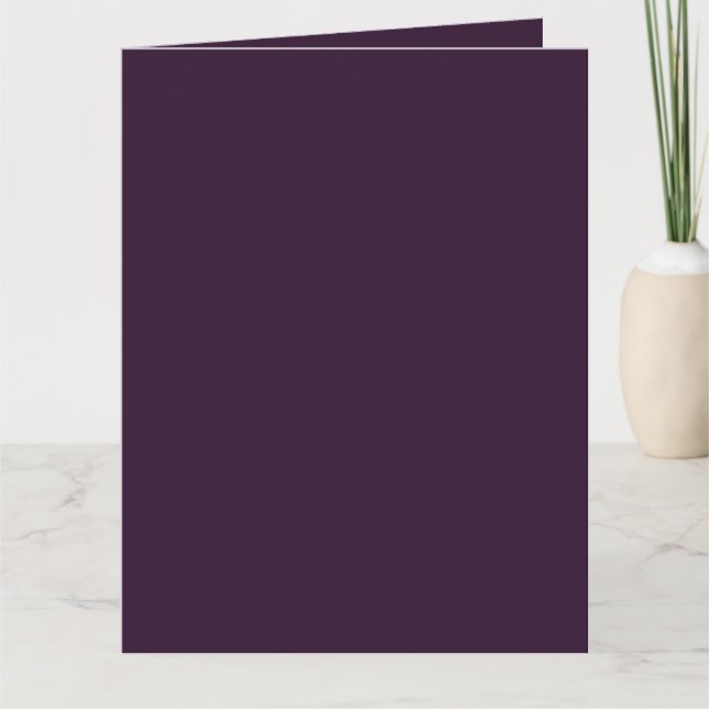 BUDGET PLUM PURPLE Monochrome Template (Front)