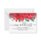 Budget Poinsettia New Address Holiday Moving Card