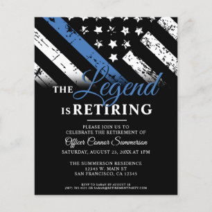 Budget Police Blue Line Law Enforcement Retirement