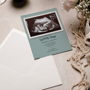 Budget Pregnancy Announcement Ultrasound Photo