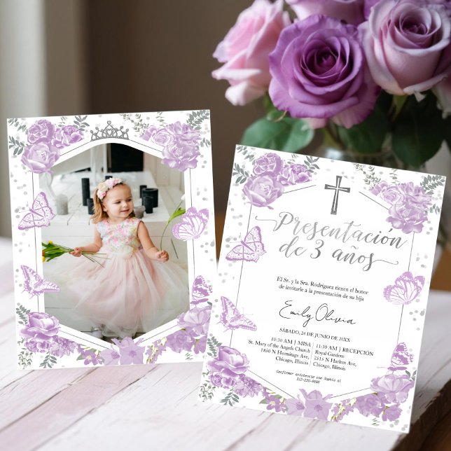 Budget Presentación 3 años Photo Invitation (Creator Uploaded)
