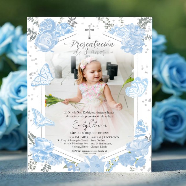 Budget Presentación 3 años Photo Invitation (Creator Uploaded)