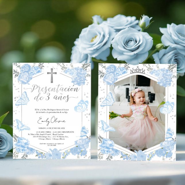 Budget Presentación 3 años Photo Invitation (Creator Uploaded)