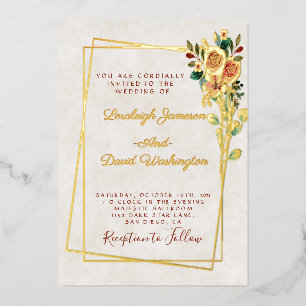 Budget Pretty rose and gold wedding  