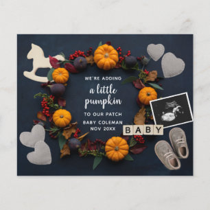 Budget Pumpkin New Baby Pregnancy Announcement