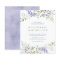 Budget Purple Watercolor Wisteria Bridal Shower