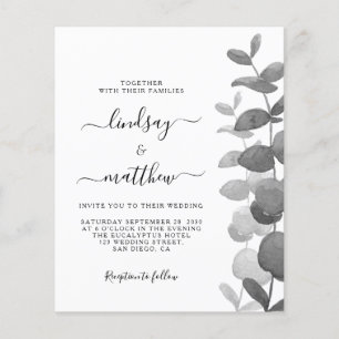 Budget QR Code All In One Wedding Invitation