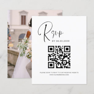 Budget QR Code RSVP Wedding Photo Website