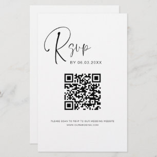 Budget QR Code RSVP Wedding Website