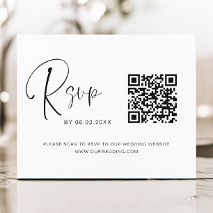 Budget QR Code RSVP Wedding Website