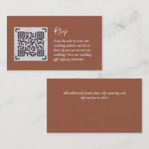 Budget QR Code Website RSVP Hotel Wedding Details