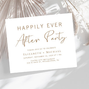 Budget QR Code Wedding After Party Invitation