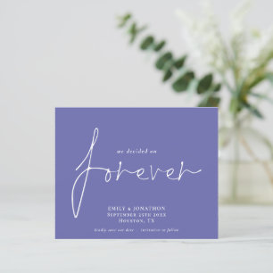 Budget QR Decided on Forever Save Date