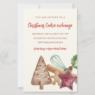 Budget Red Green Cookie Exchange Christmas Party