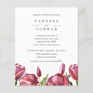 BUDGET Red Poppies Elegant Boho Floral Wedding