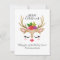 Budget Reindeer Holiday Photo Christmas Card