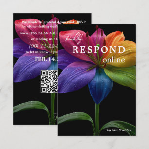 🌈 Budget Respond online RSVP Card