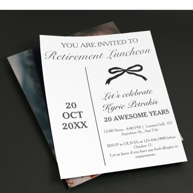  Budget Retirement Luncheon Party Invite   Flyer (Creator Uploaded)