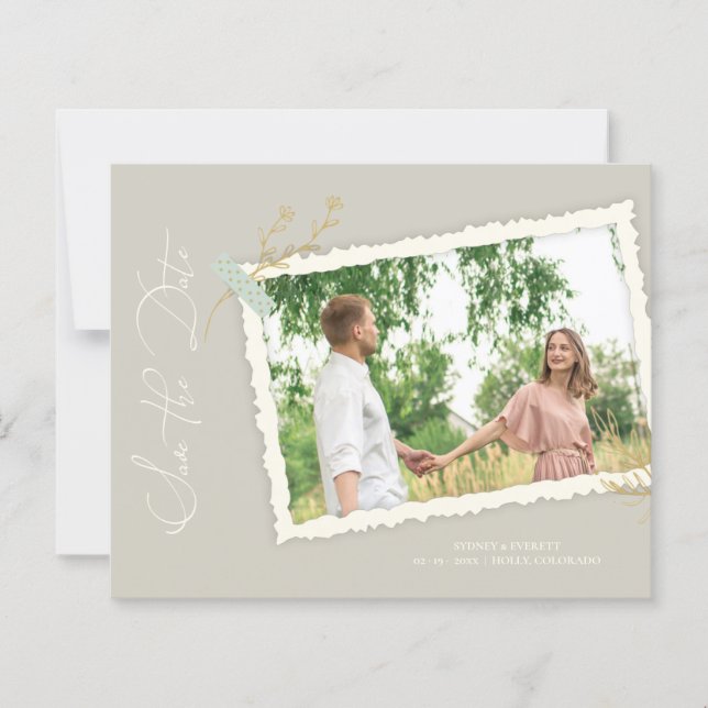 Budget Romantic Vintage Photo Album Scrapbook (Front)