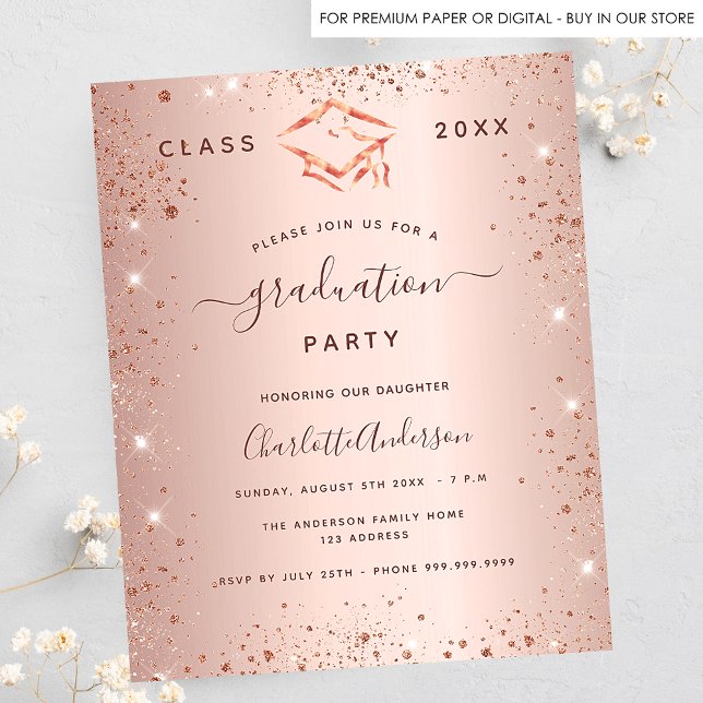 Budget rose gold graduation party blush 2025 (Creator Uploaded)