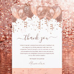 Budget Rose Gold Pink Balloons 21st Birthday Party Flyer<br><div class="desc">Get ready to unleash some laughter and gratitude with our Sixtieth Birthday Party Blush Pink and Rose Gold Balloons and Confetti Thank You Cards. These cards are the perfect blend of sophistication and humour, ensuring your thank yous are as memorable as your milestone celebration. The blush pink and rose gold...</div>