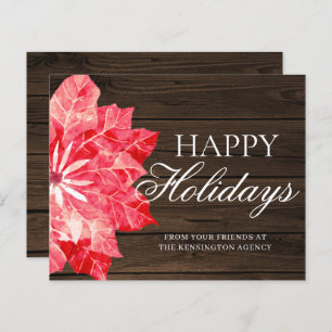 Budget Rustic Corporate Business Holiday Christmas