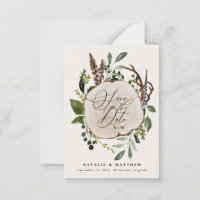 budget Rustic farmhouse fall wedding save the date