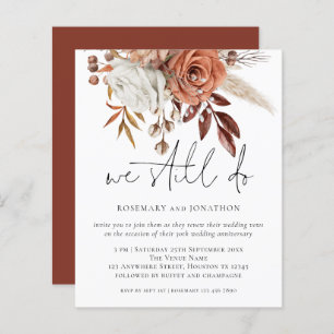 Budget Rustic Florals We Still Do Vow Renewal