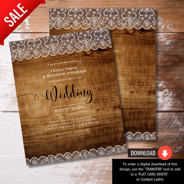 BUDGET Rustic Lace Country Barn Farmhouse Wedding (Creator Uploaded)