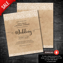 BUDGET Rustic Lace  Farmhouse Country Barn Wedding