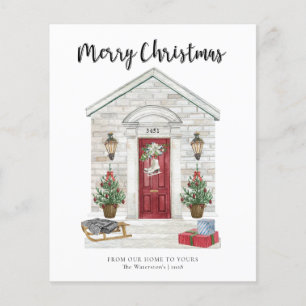 Budget Rustic Merry Christmas Country Home  Flyer