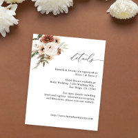 Budget Rustic Neutral Boho Floral