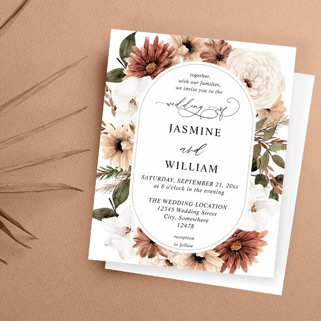 Budget Rustic Neutral Boho Floral Wedding (Creator Uploaded)