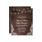 Budget Rustic Script String Lights & Lace Wedding