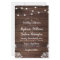 Budget Rustic Script String Lights & Lace Wedding