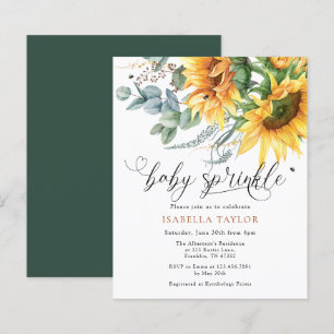 Budget Rustic Sunflower Baby Shower Sprinkle