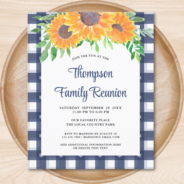 Budget Rustic Sunflowers Family Reunion (Creator Uploaded)