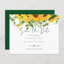 Budget Rustic Sunflowers Southern Wedding