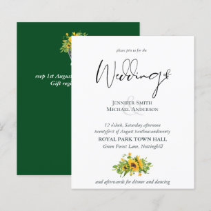 Budget Rustic Sunflowers Southern Wedding