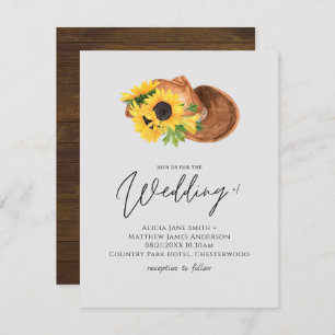 Budget Rustic Sunflowers Southern Wedding