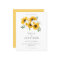 Budget Rustic Sunflowers Yellow Save The Date