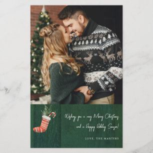 Budget RusticGreenWood & Christmas Stocking Note M Flyer