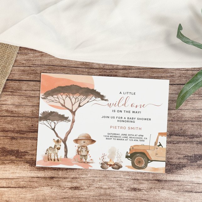 Budget Safari Animals Boy Baby Shower (Creator Uploaded)