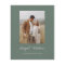 Budget Sage Green Boho Simple Wedding Invitation  
